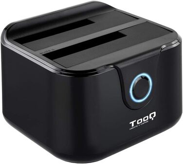Док-станція TooQ TQDS-802B з двома SATA роз'ємами для 2.5/3.5