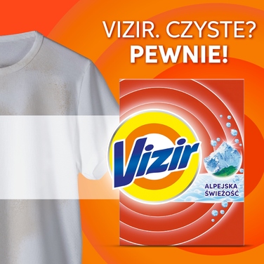 Пральний порошок Vizir Альпійська свіжість, XXL упаковка, 3,46 кг (63 прання)