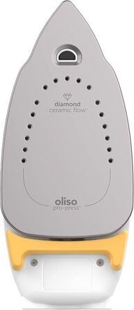 oliso TG1600 ProPlus Textile Steam Smart Iron, Yellow (311001)