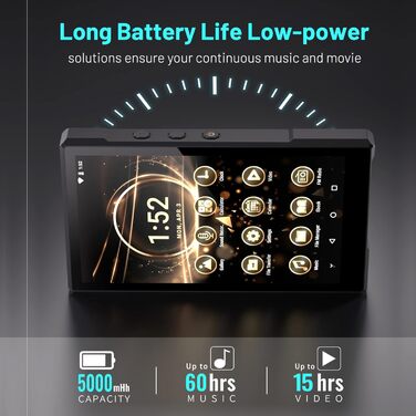 MP3-плеєр 96GB з Bluetooth, Android 5.0