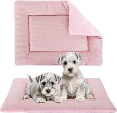 Килимок для собак BVAGSS: килимок для маленьких, середніх та великих собак, двосторонній, охолоджуючий та зігріваючий, рожевий (91x58 см)