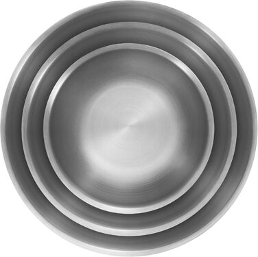 Набір мисок ZWILLING Prep 3 шт. з нержавіючої сталі 18/10 (17, 21, 25 см)