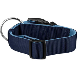 Нашийник для собак Nobby Classic Preno EXTRA, блакитний, L (40-55 см), ширина 38/40 мм