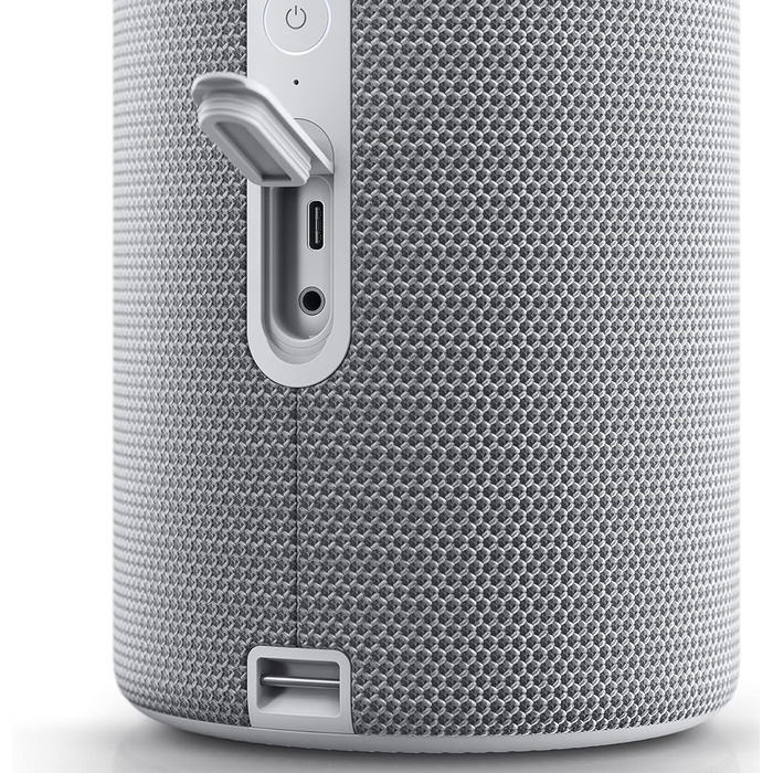 Loewe We. HEAR 2 Cool Grey – Портативна Bluetooth колонка 60W, водостійка, до 17 годин роботи, для дому та вулиці