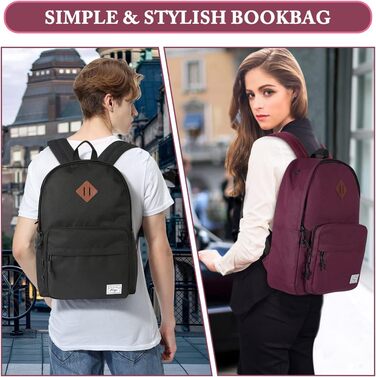 Шкільний рюкзак для підлітків: легкий, 15.6