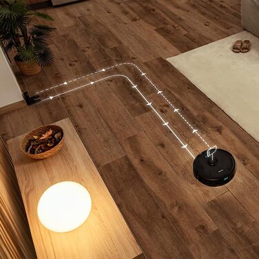 Робот-пилосос та робот-мийник Cecotec Conga M50 з самостійною станцією розрядження. Лазерна навігація, потужність всмоктування 5000Pa, база з баком 3L, багатофункціональна щітка, керування через додаток