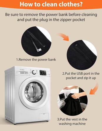 Loowoko Тепла жилетка для чоловіків та жінок з підігрівом, флісова, без акумуляторів, 3 температурні режими, 6 зон нагріву, пральна, для роботи на відкритому повітрі, мотоцикла, прогулянок, чорна, M