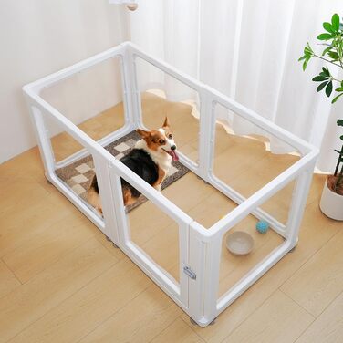 Кізочок Citylife 8-TLG: рухомий вольєр для собак, котів та дрібних тварин, 60 см, 8 частин