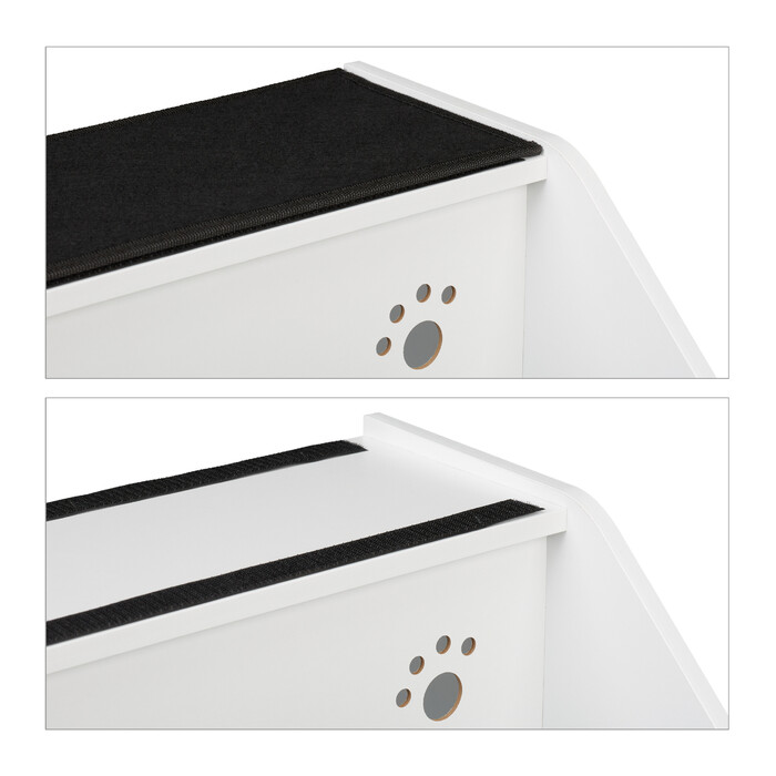 Relaxdays Dog Stairs with 3 Steps