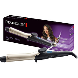 Плойка для волосся Remington Lockenstab Pro Soft Curl CI6325, 25 мм, керамічно-турмалінове покриття, чорний/кремовий | 1 шт.