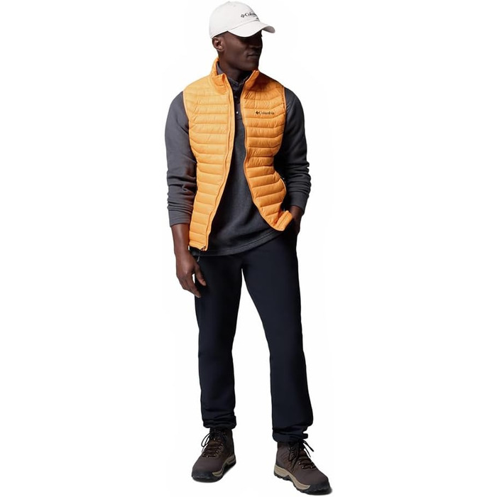 Жилет чоловічий Columbia Powder Pass, пуховий, XXL, Koi/Schwarz