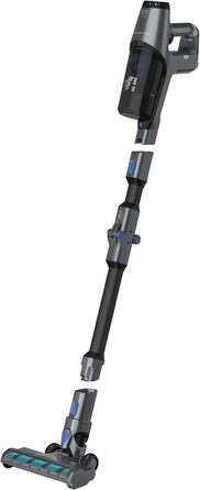 Пылесос беспроводной Rowenta X-Pert 3.60: 45 минут работы, аккумулятор Li-Ion, светодиодный насадка, серый/голубой