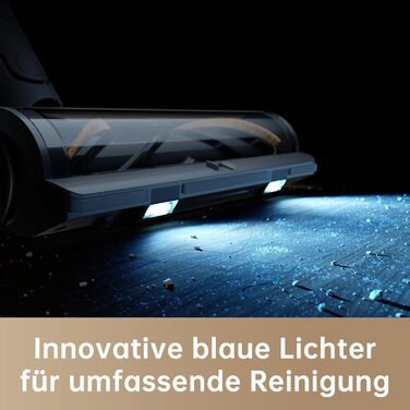 Dreame R20 Бездротовий пилосос: 190AW потужність, 90 хвилин роботи, датчик бруду, LED-дисплей, синій LED, без сплутування, для дому, шерсті тварин, килимів
