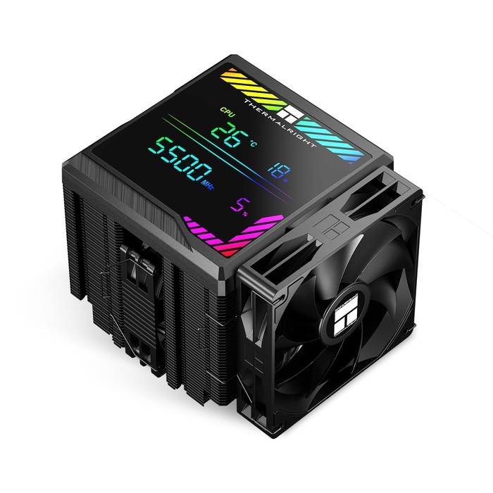 Повітряний кулер для процесора Thermalright, чорний, 120/140 мм