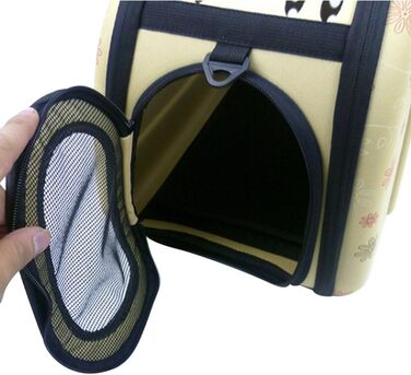Транспортна сумка для собак та котів: переноска-корзина на плече