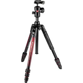 Алюмінієвий штатив Manfrotto Advanced Tripod з кулястою головкою (Twist Locks, червоний)