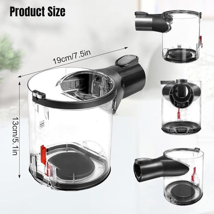 Контейнер для пилу до пилососів Dyson V6 DC58 DC59 DC62 DC74 - Замінна частина