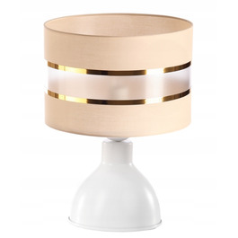 Настільна лампа Skylighting Vire Mat, безбарвна, бежева, жовта, 60 Вт