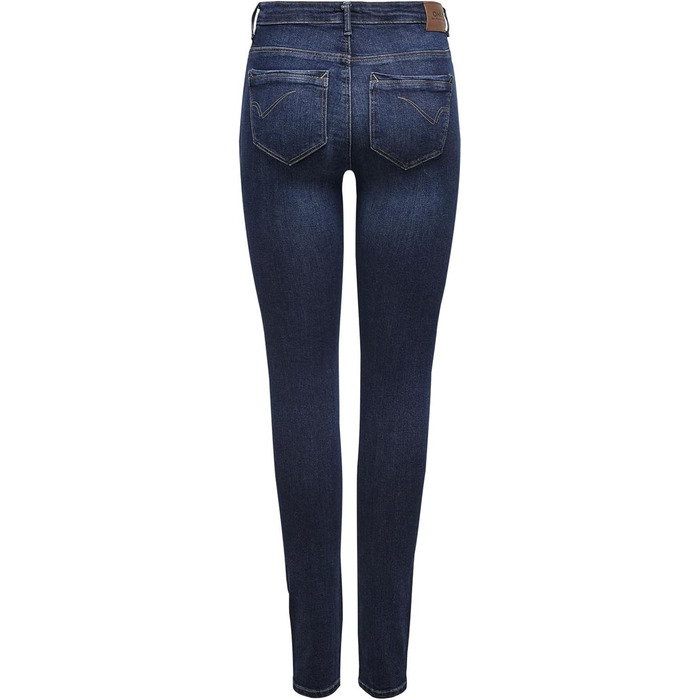 Джинси скінні жіночі ONLY Paola HW Dark Blue Denim 34L