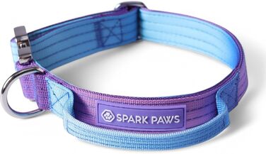 Тактичне нашийник для собак Spark Paws – міцний, преміум-якість, для великих та середніх собак (90s Retro, XS: 9-18кг [2.5см])