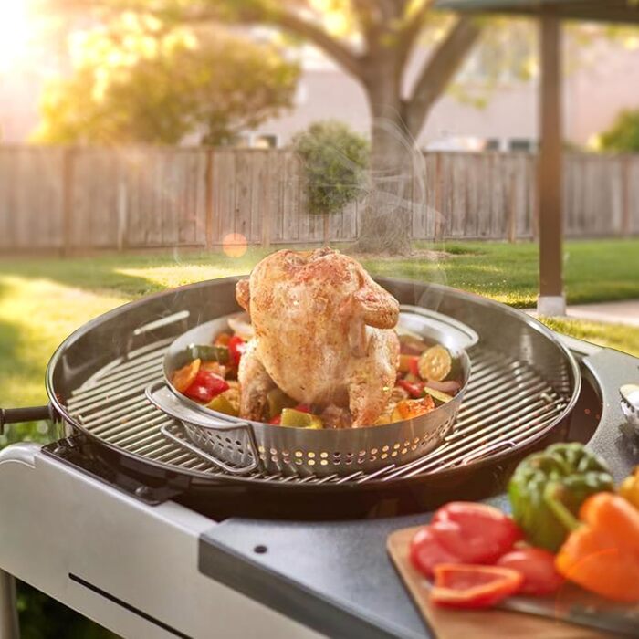 Решітка для гриля Weber 57 см (кругла), замінна частина для One-Touch, Performer, Bar-B-Kettle (срібна)