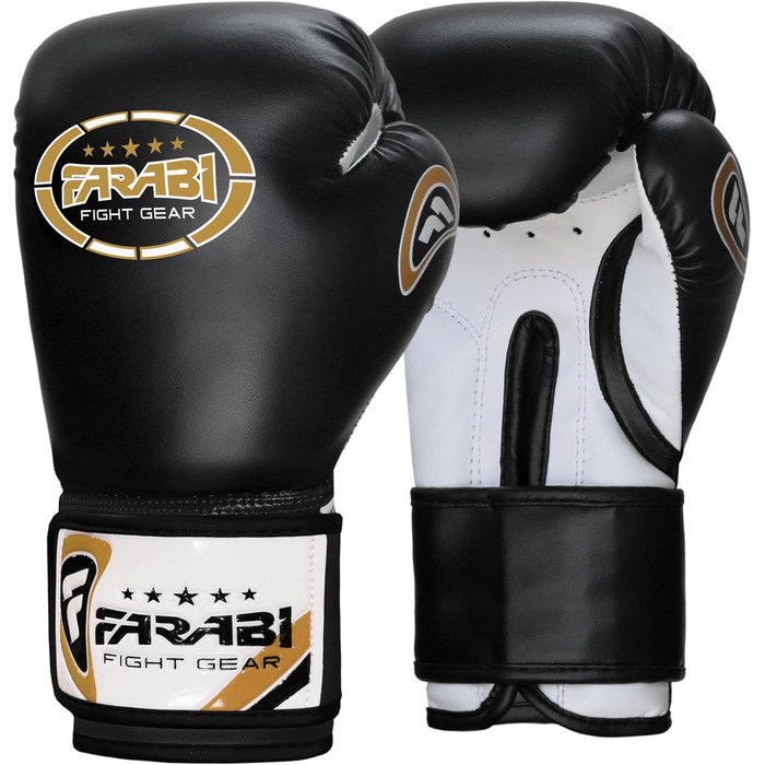 Дитячі боксерські рукавички Farabi Sports 6oz/8oz для боксу, MMA, муай-тай, кікбоксингу та спарингу