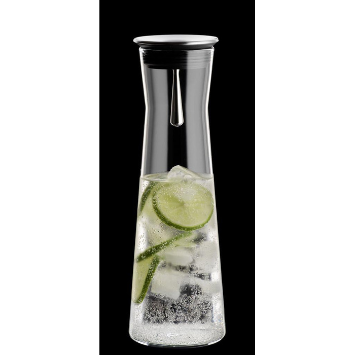 Bohemia Cristal 093 006 103 SIMAX Carafe approx. 1100 ml made of heat-resistant borosilicate glass with a practical stainless steel spout 