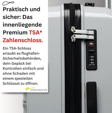 Чемодан великий 100 літрів з TSA замком: валіза, ролер, валіза з жорстким корпусом, валіза XL сірого кольору