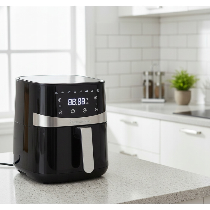 Аерофритюрниця Masterpro Airfryer XL 1800 Вт з LED-дисплеєм, BGMP-9513-IT
