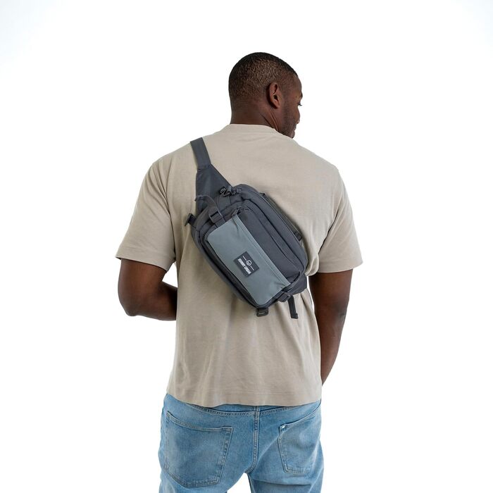 Гермопоясна сумка Johnny Urban Travis Beige - для подорожей, активного відпочинку, з регульованим ремінцем