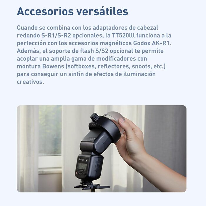 Спалах для камери Godox TT520III з радіопередавачем RT-16, GN33, підтримка S1/S2, сумісний з камерами