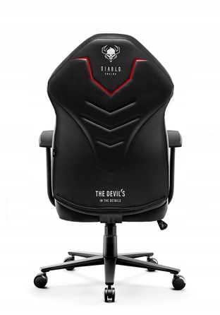 Ігрове крісло Diablo Chairs X-Gamer 2.0, тканина, чорне