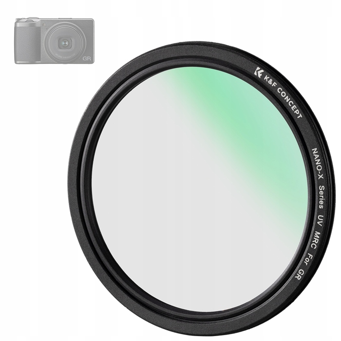УФ-фільтр UV Nano-X MRC K&F Concept для серії Ricoh GR, GR II, GR III, GR IIIx HDF