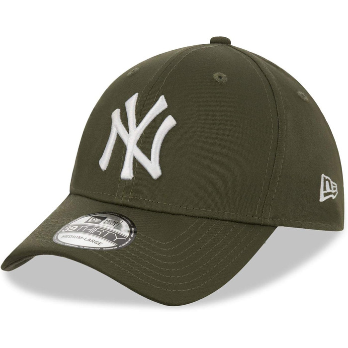 Кепка New Era MLB New York Yankees League Essential 39Thirty Stretch, Бордовий/Зелений (M-L)