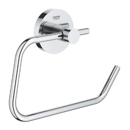 Тримач для туалетного паперу GROHE Start Chrome (хром), металевий, з прихованим кріпленням, для клеєння або свердлення, 41200000