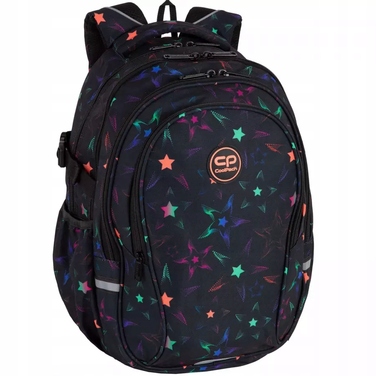 Багатовідсінковий шкільний рюкзак CoolPack, червоний, багатоколірний, 29 л