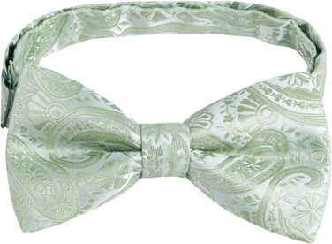 Набір краватка-метелик, нагрудна хустинка та запонки Alizeal Paisley, колір: кобальтово-синій