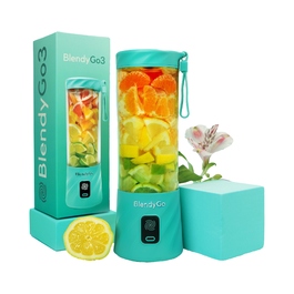 Бездротовий стаціонарний блендер BlendyGo 3, 250 Вт, зелений, 0,55 л, USB