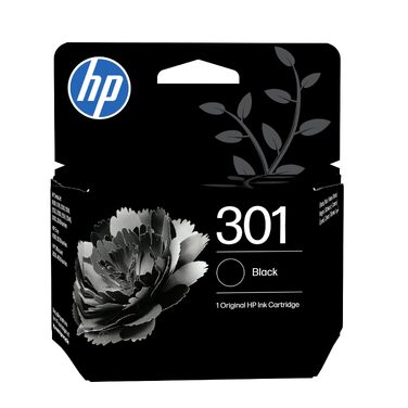 Оригінальний чорний картридж HP 301 (нова версія) для принтера