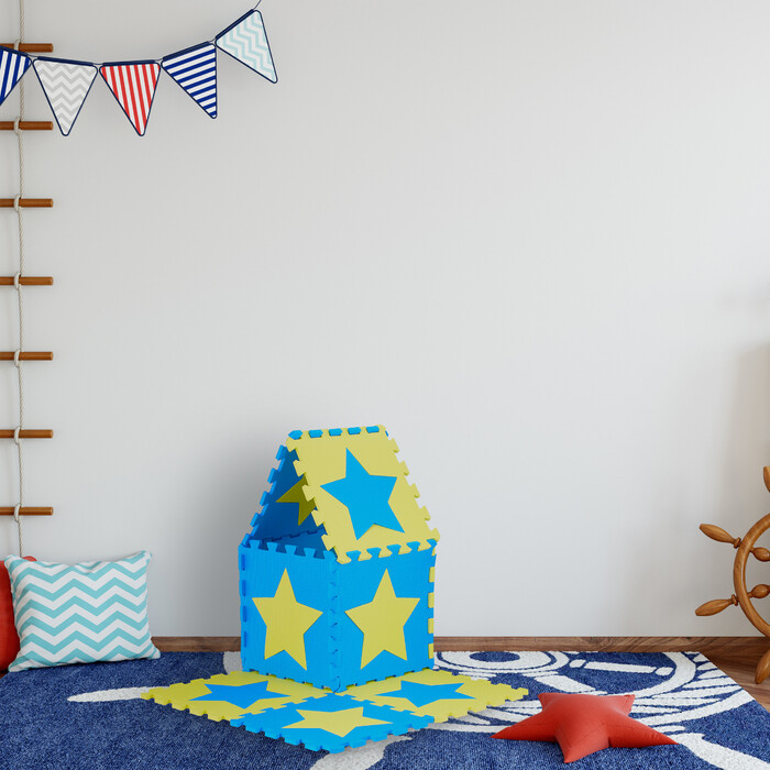 Relaxdays Puzzle Mat Stars
