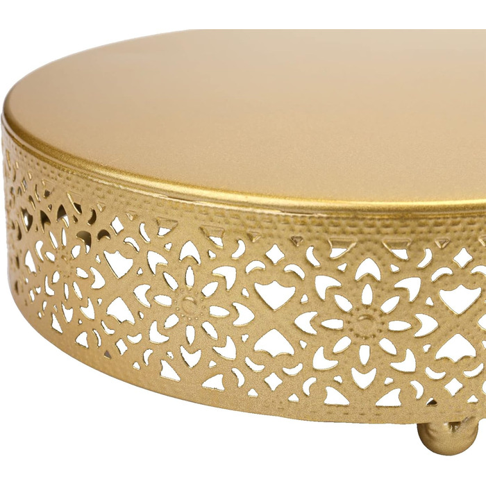 Набір підставок для тортів Hedume (3 шт.), металеві, круглі - для вечірок, свят, днів народжень