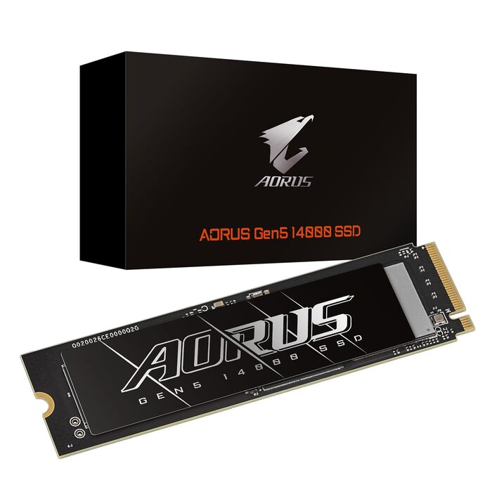 SSD Gigabyte AORUS Gen5 1TB M.2 PCIe Gen5x4 NVMe 2.0 2280 - 13600/10200 MB/s