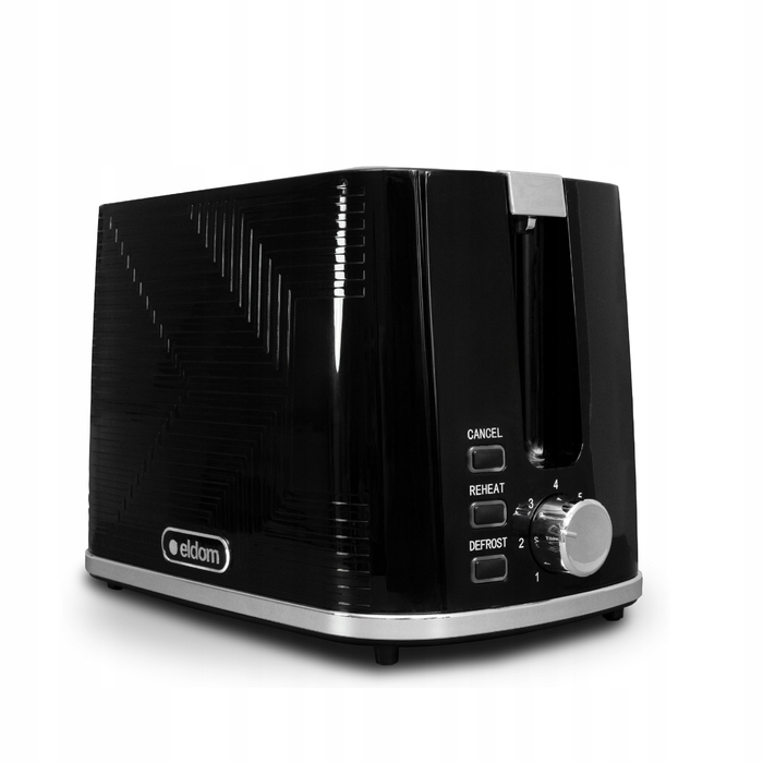 Тостер Eldom TO320C, чорний, 900 Вт