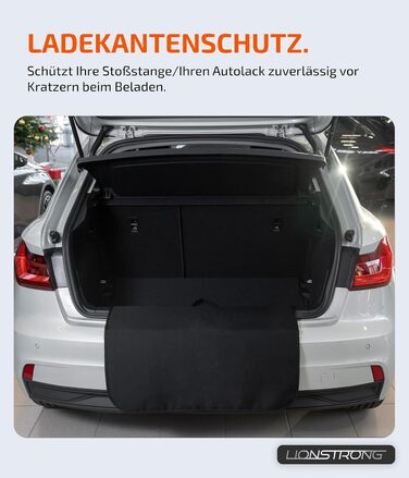 Захист для багажника автомобіля [з підкладкою & водовідштовхувальний] – універсальний килимок для багажника, підходить для легкових автомобілів та SUV – захист багажника для собак – стійкий до подряпин та ковзання 100x73 см