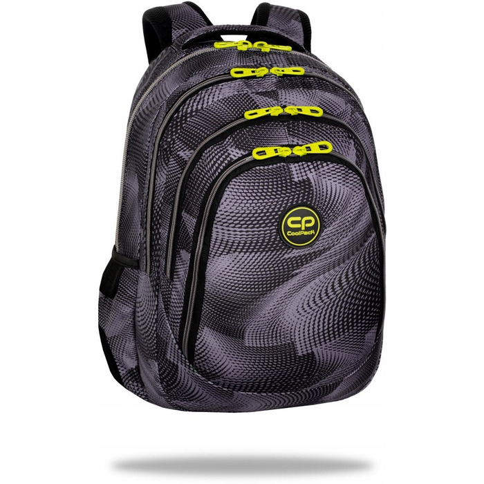 Шкільний рюкзак для підлітків Coolpack Drafter Hurricane, чорний (4-8 класи)