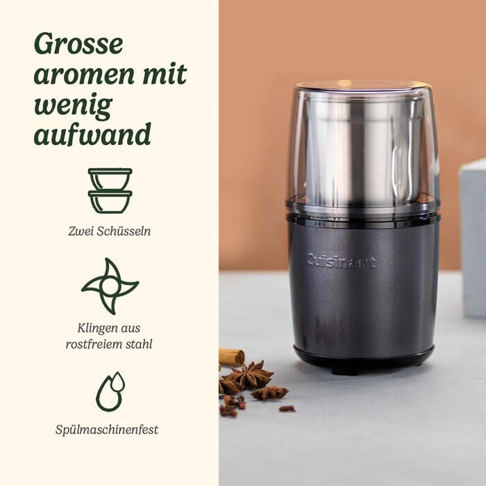 Електричні набори для солі та перцю Cuisinart | Перезаряджувані млини для спецій | Без батарейок, синій