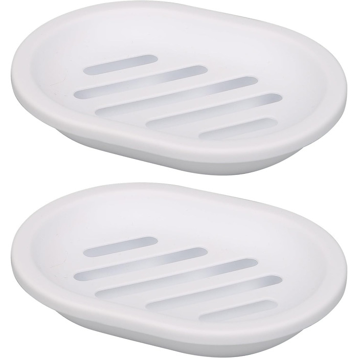 Набір мильниць Topsky (2 шт.): для ванної та кухні, легке очищення, суха мильниця