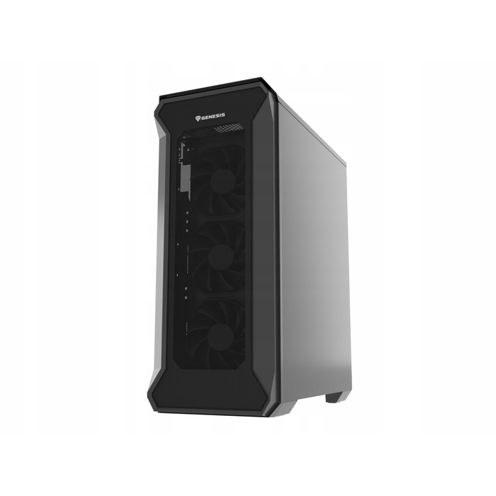 Корпус для ПК Genesis Irid 505F Midi Tower з вікном, чорний