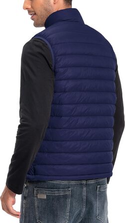 Чоловіча розкішна жилетка Pioneer Camp – водонепроникна, легка, пакується, з підкладкою – для активного відпочинку, повсякденного носіння, роботи, спорту та подорожей (Темно-синій, XL)