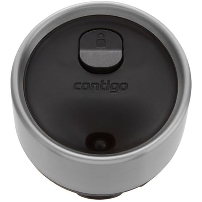 Термокружка Contigo Luxe Autoseal з нержавіючої сталі, 360 мл, Biscay Bay. Зручна, витривала, з легкою очисткою, без BPA. Ідеальна для кави на винос.